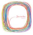 Rainbow curves vector image