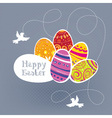Easter eggs vector image