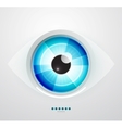 Abstract techno eye vector image
