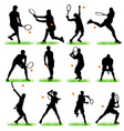 Tennis vector image