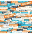 Seamless pattern which is composed of words on vector image