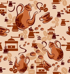 Coffee background vector image
