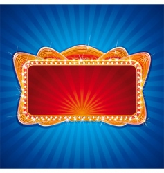 Neon sign vector image