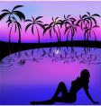 Silhouette vector image