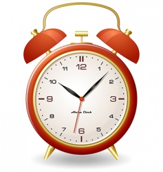 Old style clock vector image