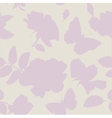 Vintage seamless floral pattern vector image
