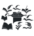 Old books parchment poetry and literature vector image