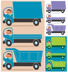 Truck Driver vector image