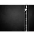 Black background made of leather with a lock vector image