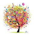 Happy holiday scene vector image