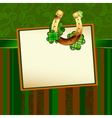 St Patrick's background vector image