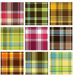 Checkered pattern vector image