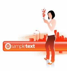 Sms vector image