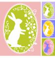 Easter card vector image