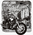 Motorcruise urban style vector image