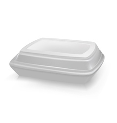 Box for food lunch box vector image