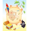 Treasure island poster vector image