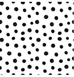 Abstract hand drawn black and white ink vector image