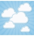 Clouds frames vector image