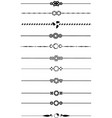 Page divider set vector image