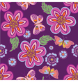 Cutesy scrapbook pattern vector image