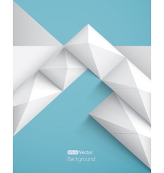 Realistic geometrical background with pyramids vector image