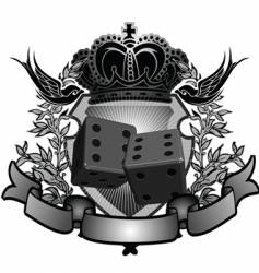 Gambler sign vector image