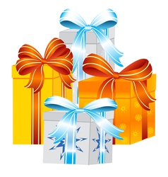 Gift to holiday vector image