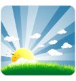 Nature background vector image