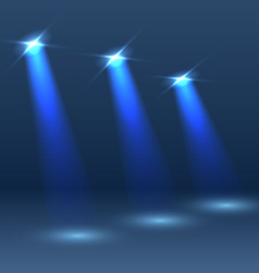 Scene with lighting vector image