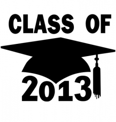Graduation cap vector image