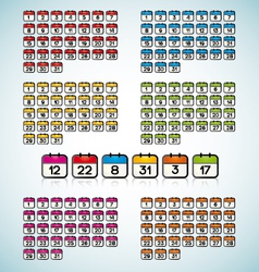 Icons vector image