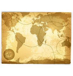 Vintage Travel Manuscript vector image