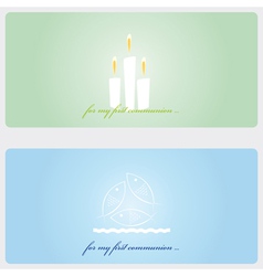 Invitation Cards vector image