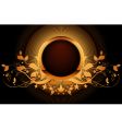 Ornamental shield vector image