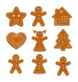 Christmas cookies vector image