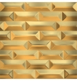 Seamless gold wall vector image