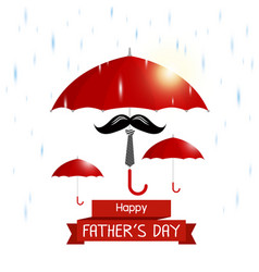 Happy fathers day concept Happy fathers day concept vector image