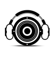 Headphone and speaker vector image
