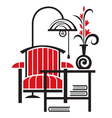 Armchair vector image