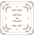 Decorative frame vector image