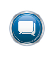 Speech bubbles icon vector image
