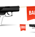 Toy gun vector image