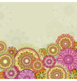 Abstract design with arabesques vector image