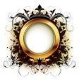 Ornamental shield vector image