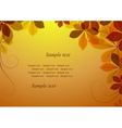 Autumn background vector image