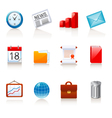 Business icons vector image