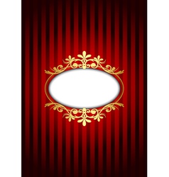Gold vintage background vector image