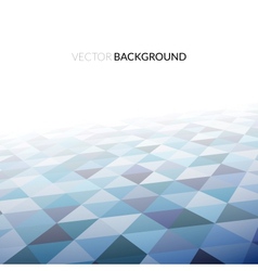 Geometric mosaic pattern in perspective vector image