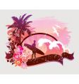 Surfer on a beach vector image